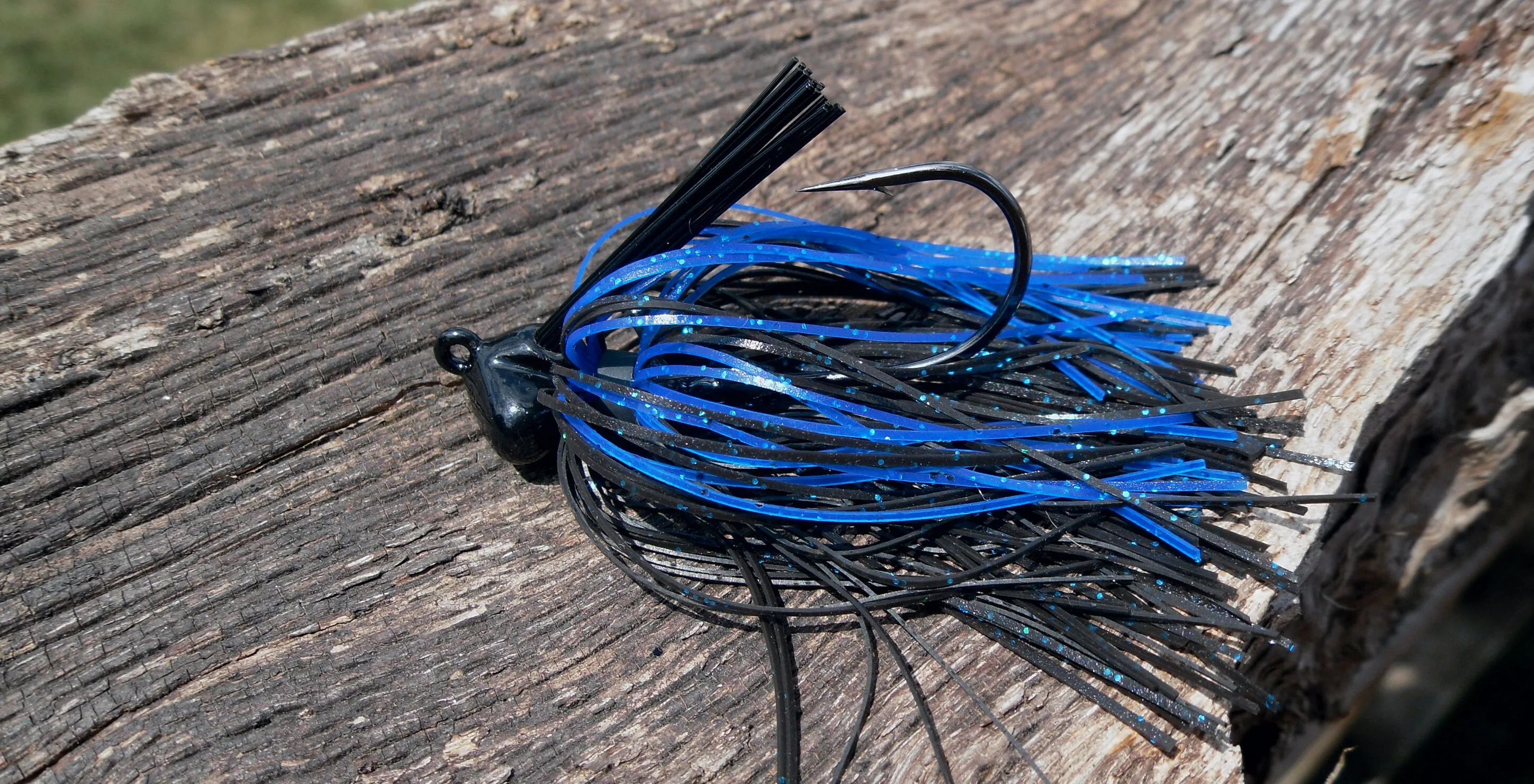 Black-and-blue jig
