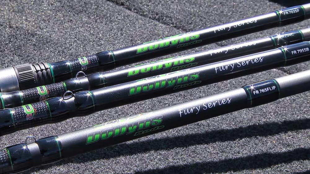 Dobyns Fury FR 735C best power bass fishing rod