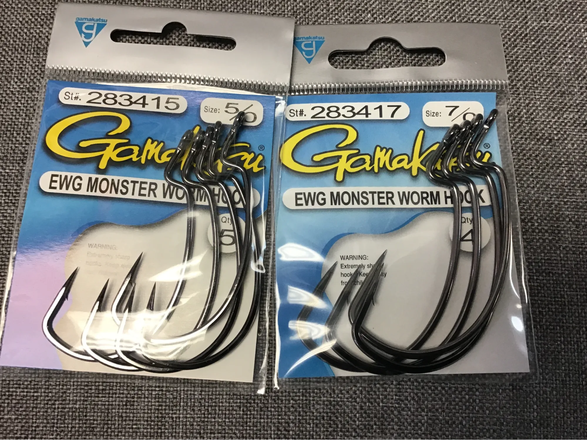 best all rounder hook for bass fishing is gamakatsu EWG