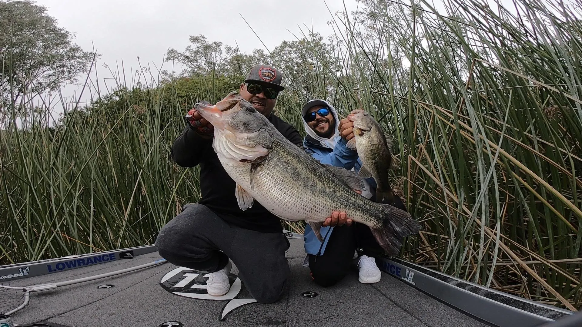 on the surface of Lake Murray