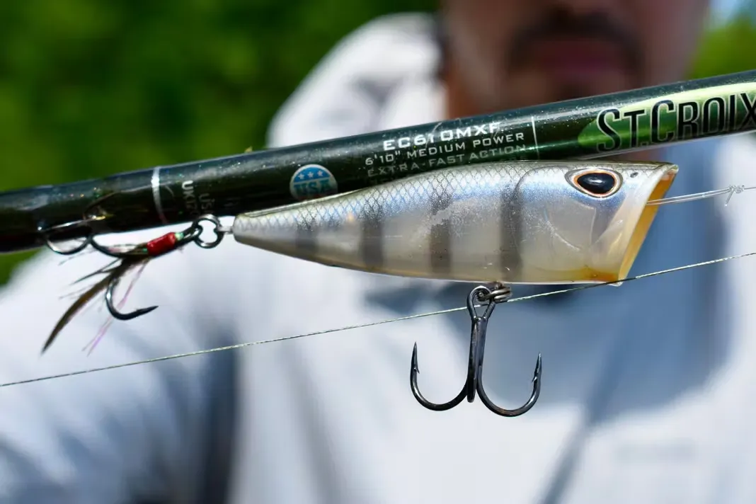 best fishing lures for bass in summer Rebel Pop-R