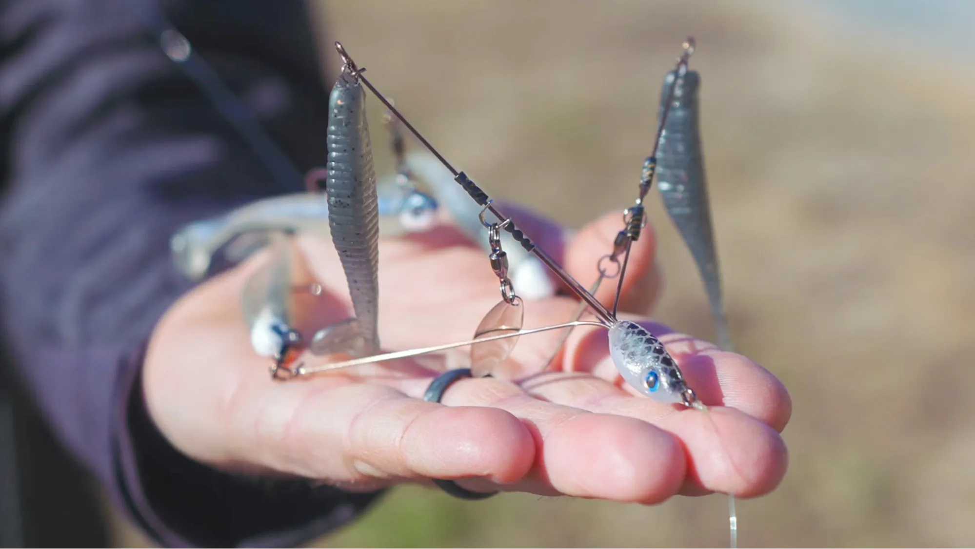 Hog Farmer Baits BFL Rig winter bass fishing lures