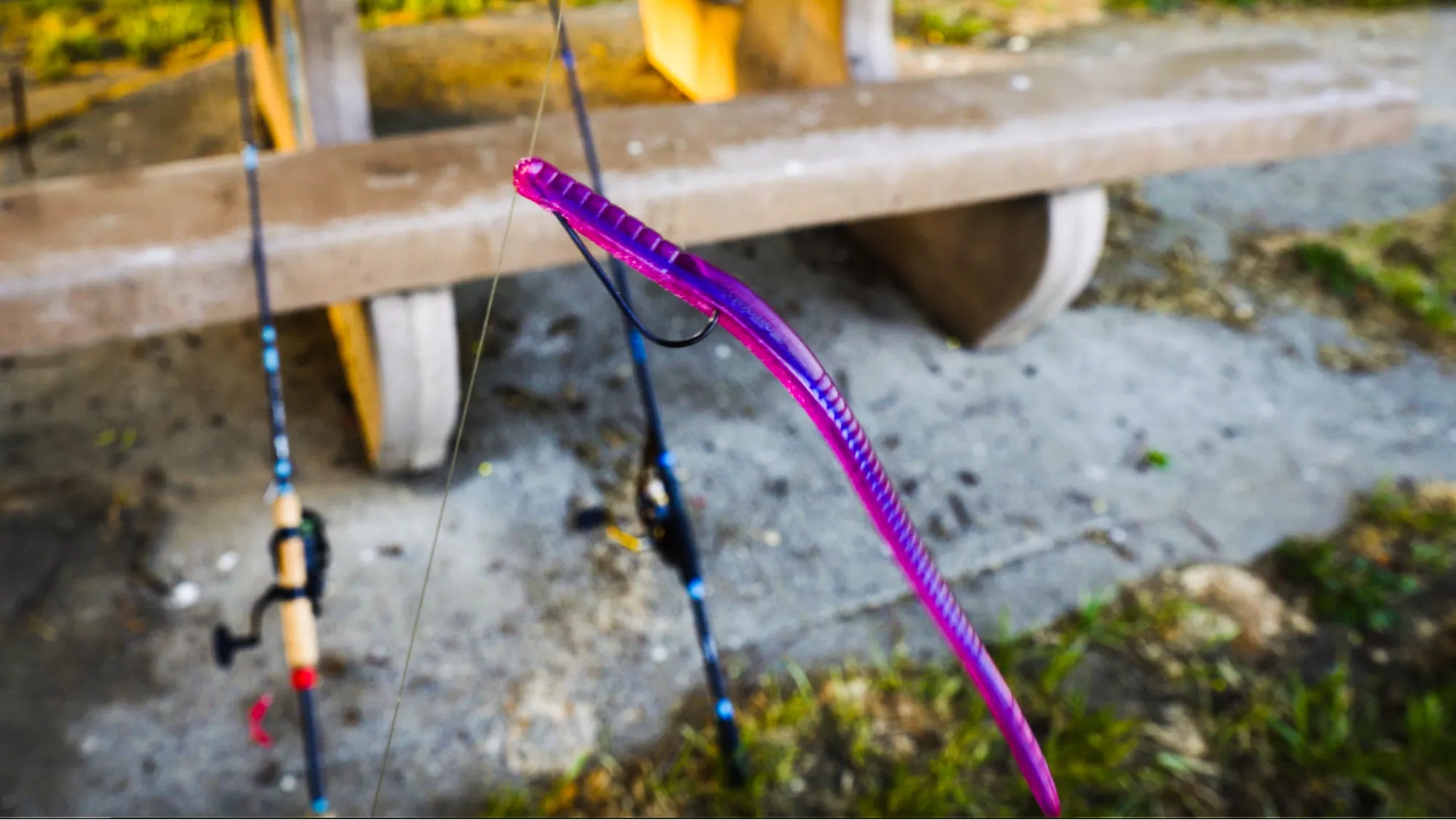 Roboworm Straight Tail (for Drop Shot) best winter bass fishing lures