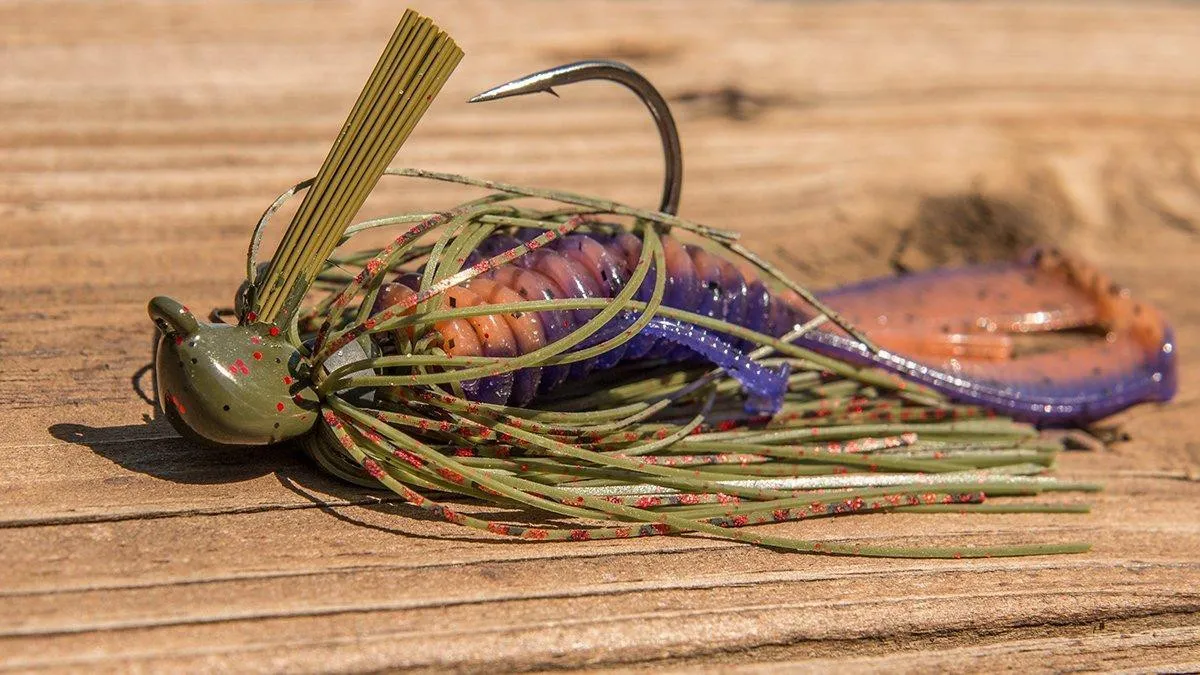 Strike King Tour Grade Football Jig best fishing lures for bass in winter